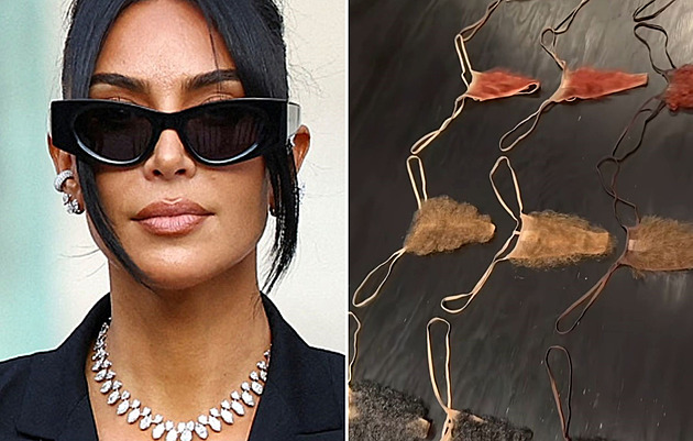 Kim Kardashianová představila novou kolekci prádla, má chlupy