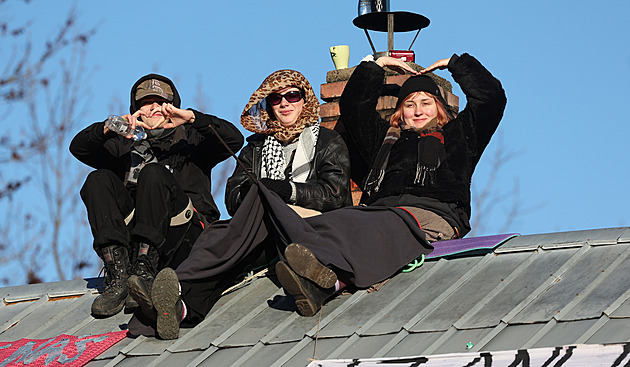 Zůstaneme, dokud bude hrozit demolice, ujišťuje aktivistka z ostravské Bedřišky