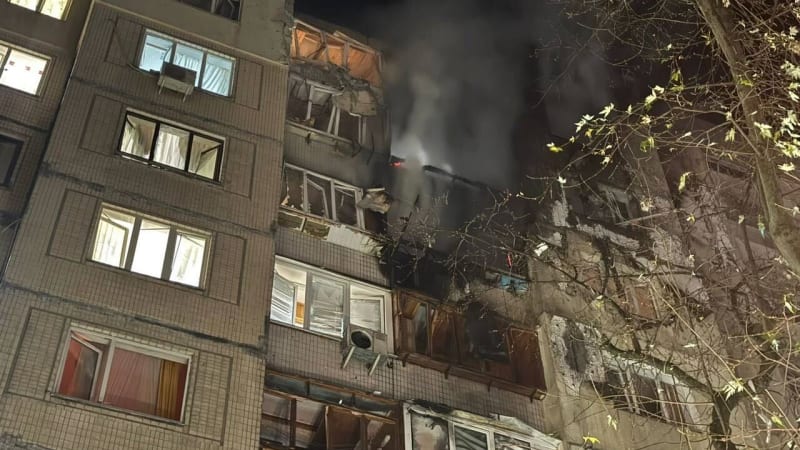 Masivní útok na Kyjev: Zemřelo nejméně šest lidí. Ruské drony měly vletět i do Moldavska