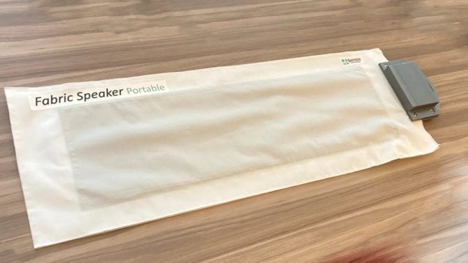 Japonci ukázali textilní reproduktor, který schováte do polštáře nebo do bundy