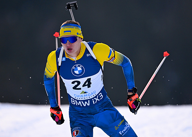 Chci být jako Johannes Bö, sní ukrajinský biatlonista. Své zemi přeje medaili