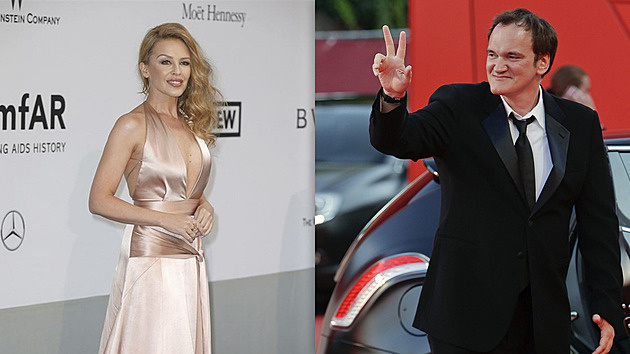 Nezvyklá herecká dvojice. Kylie Minogue natáčí s Quentinem Tarantinem